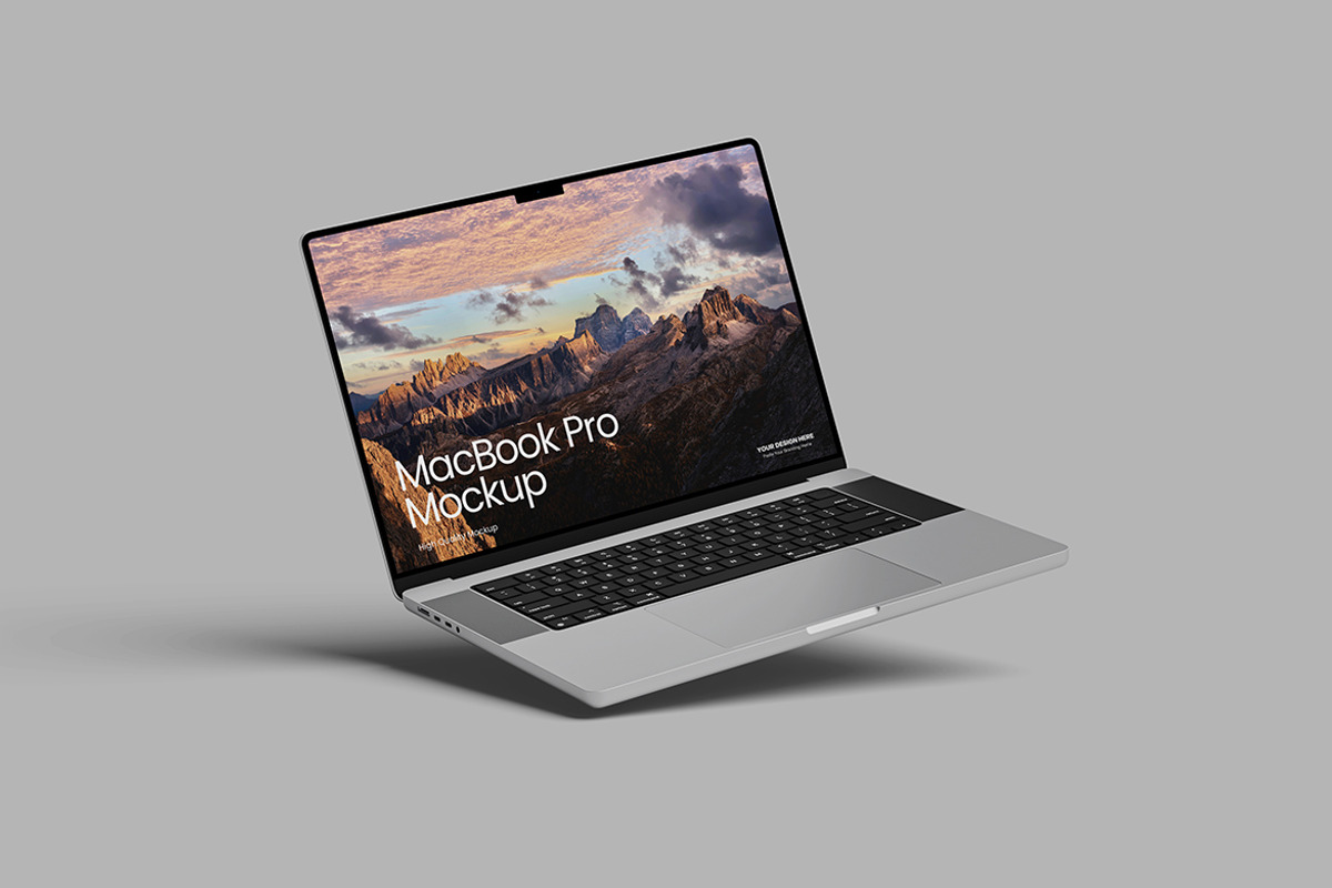 Laptop Mockup, a Mac Mockup by SimpangGraphics (Photo 5 of 9)