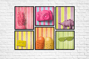 Vintage Chevrons 12 Pattern Set, a Pattern Graphic by Pip Sweet (Thumbnail 2 of 5)