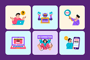 Animated Error Illustrations Art Set, a Technology Illustration by Brickclay (Thumbnail 3 of 5)