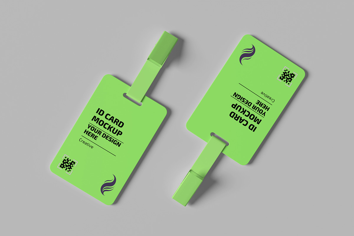 Id Card Mockup, a Merchandise Mockup by safrizalstudio (Photo 2 of 4)
