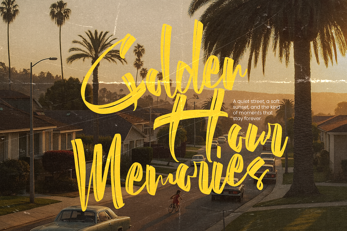 Sorastina - Vintage Brush Script, a Handwritten Font by Inviline.co (Photo 7 of 10)