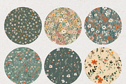 Sage Green Flower Paper Patterns, a Pattern Graphic by Natural Planners (Thumbnail 4 of 5)