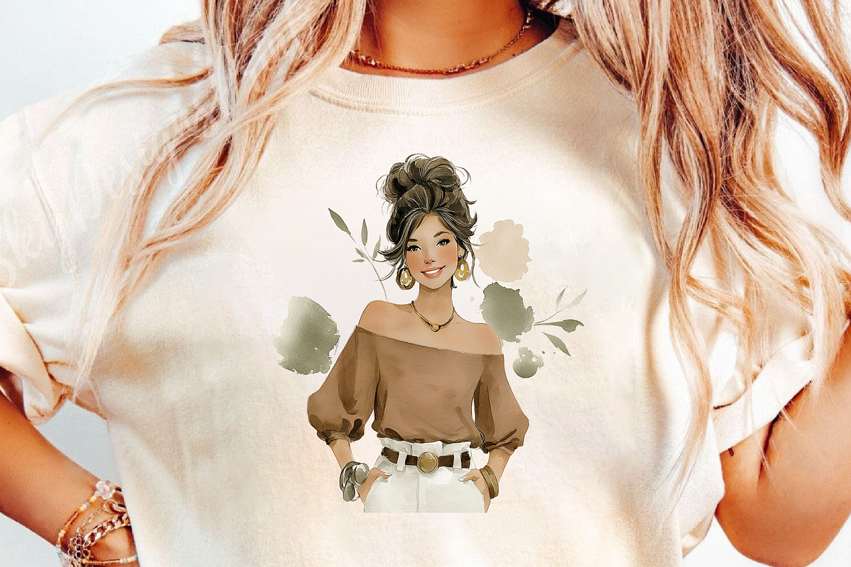 Stylish Watercolor Clipart Set, an Illustration by DreamCafeArt (Photo 4 of 6)