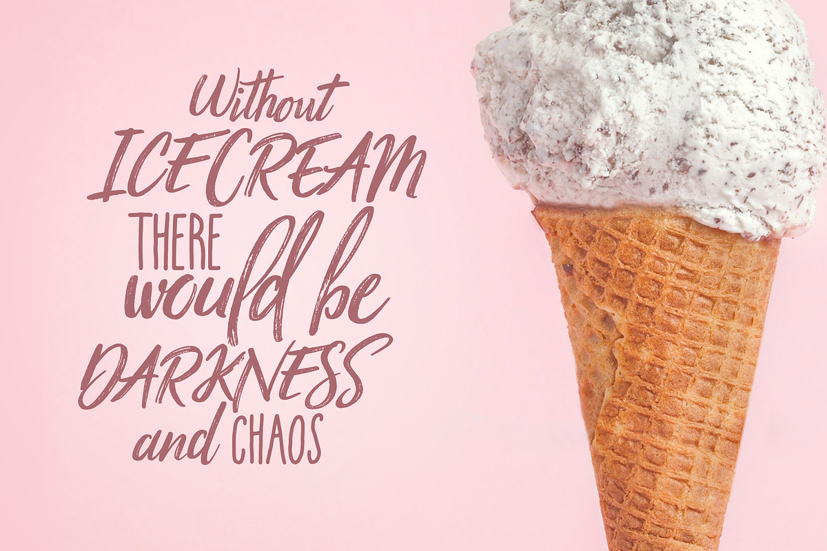 Black Star : 3 Sets + Sans, a Script Font by Rad Fonts (Photo 6 of 14)