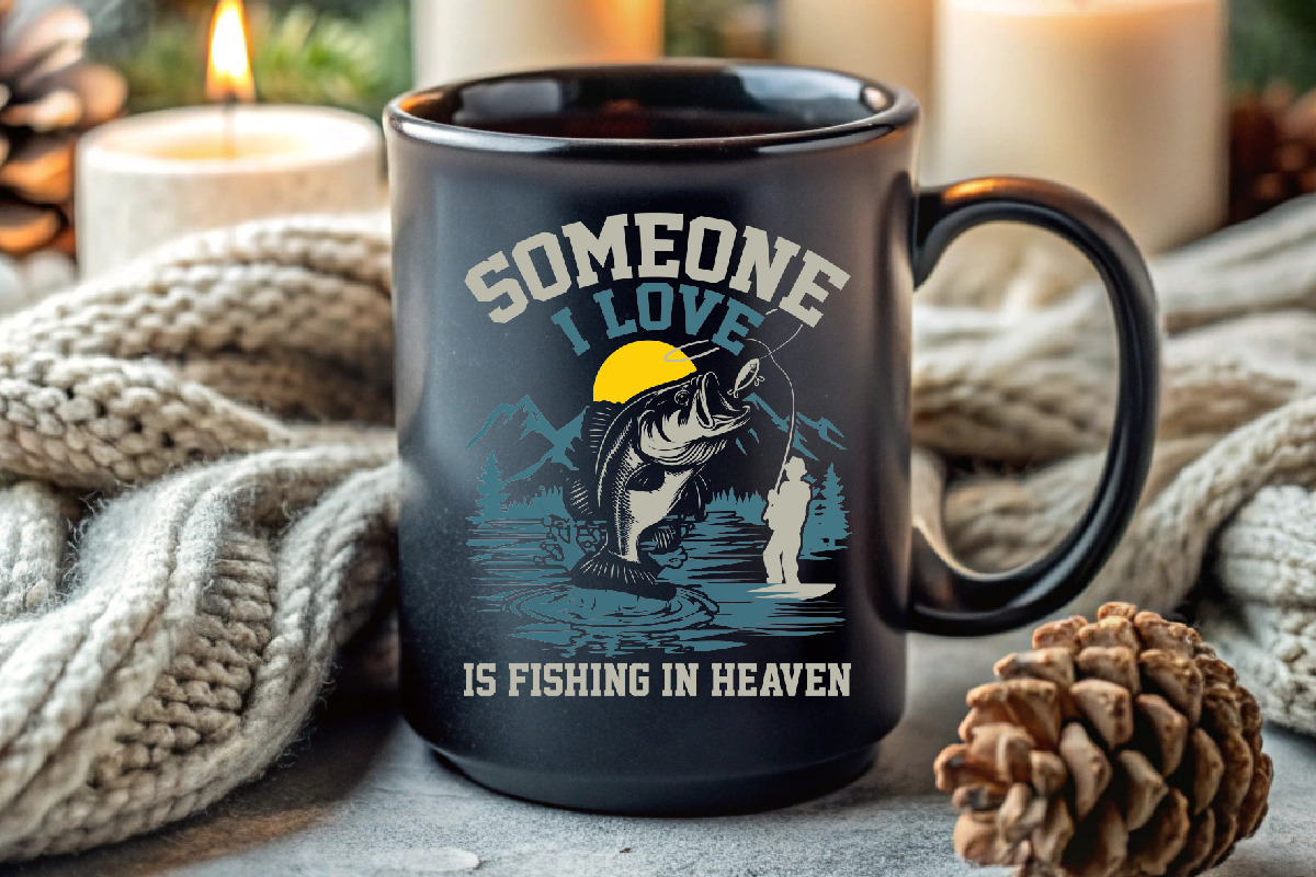 Someone I Love Is Fishing T-shirt, an Illustration by Crafts Bundle (Photo 3 of 5)