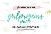 The Humongous Girlpreneurs Logo Pack, a Branding & Logo Template by Mats-Peter Forss (Thumbnail 1 of 14)