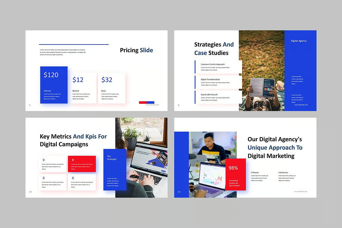 Digital Agency GSlides, PPoint, a Presentation Template by Fit-tee (Photo 2 of 4)