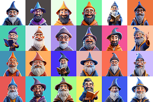 125 Animoji - Wizard Man