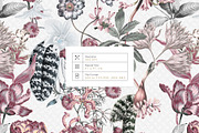 Bloomora luxury Floral Prints & More, a Pattern Graphic by Pink Linen (Thumbnail 4 of 11)