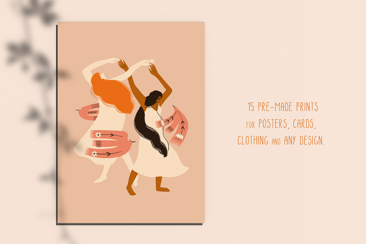 About Femininity and Freedom, a Person Illustration by Annakniaz (Photo 2 of 15)