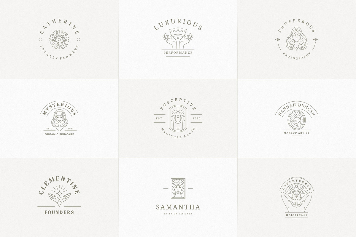 36 Elegant Logo Templates | Canva, a Branding & Logo Template by Vasya Kobelev (Photo 7 of 10)