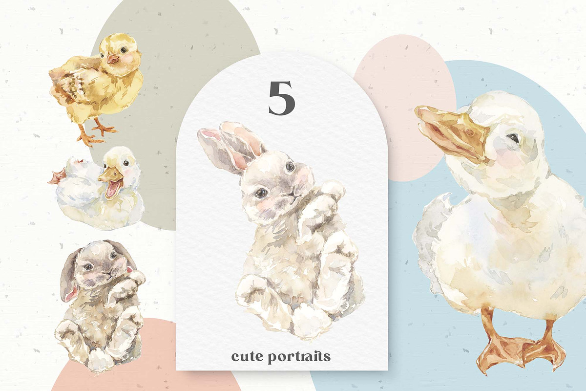 Animals Watercolor Clipart Bundle, an Animal Illustration by Cat In Colour (Photo 39 of 41)