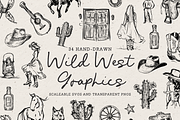 Wild West Vector Illustration Set, an Object Illustration by The October Creative (Thumbnail 1 of 6)