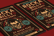 Rockabilly Music Party Flyer, a Flyer Template by Muhamad Iqbal hidayat (Thumbnail 4 of 4)