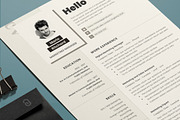 Resume Template for Word, a Resume Template by Estartshop (Thumbnail 4 of 5)