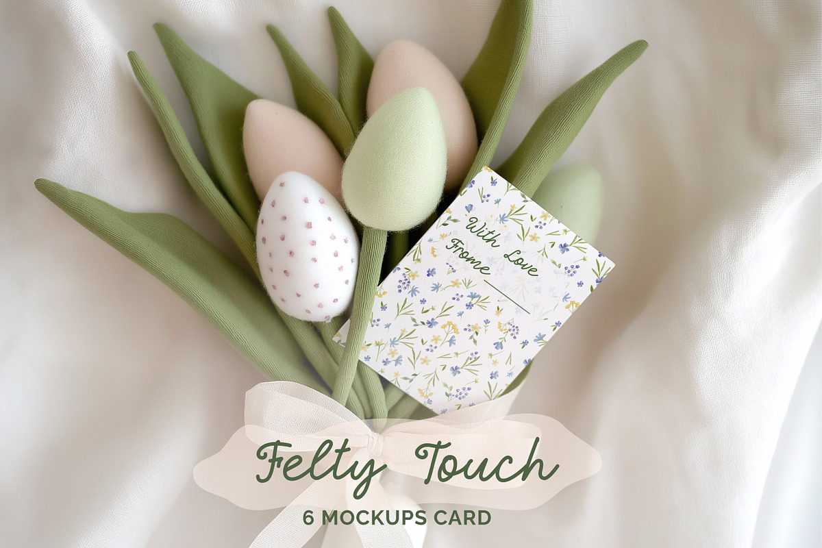 Felty Touch Card Mockups, an Apparel Mockup by NikiArts (Photo 1 of 10)
