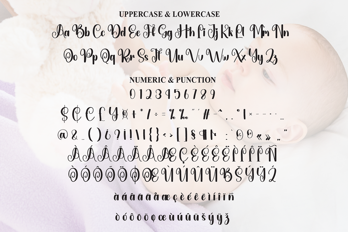 Babycute | Script Font, a Handwritten Font by Scratchones (Photo 7 of 9)