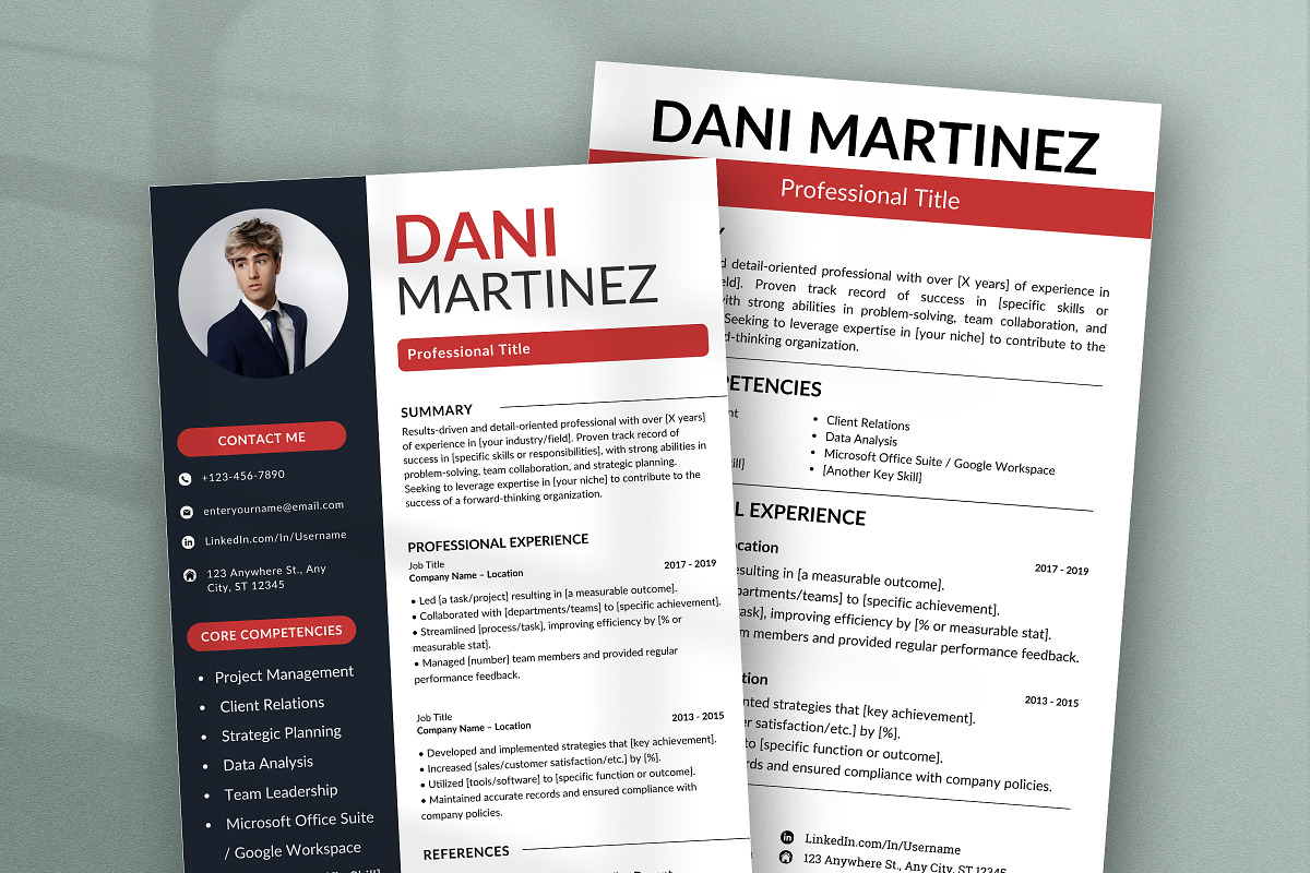 London Resume Canva Editable PDF, a Resume Template by Snapybiz (Photo 1 of 10)
