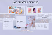 UGC Portfolio Website Canva Template, a Landing Page Template by Wixify Studio (Thumbnail 8 of 8)