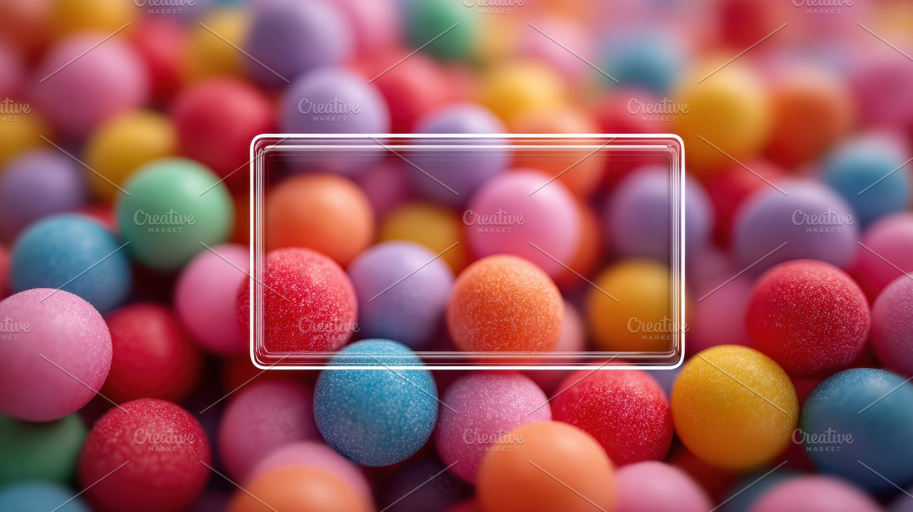 Colorful candy balls sweet treats ba, a Photo by Pixeness Studio