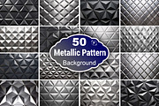 Metallic Polygonal Pattern Backdrop, a Texture Graphic by Forhadx5 (Thumbnail 1 of 6)