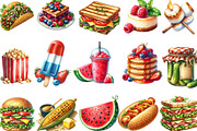 Outdoor Party Food PNG, an Illustration by Designking (Thumbnail 2 of 4)