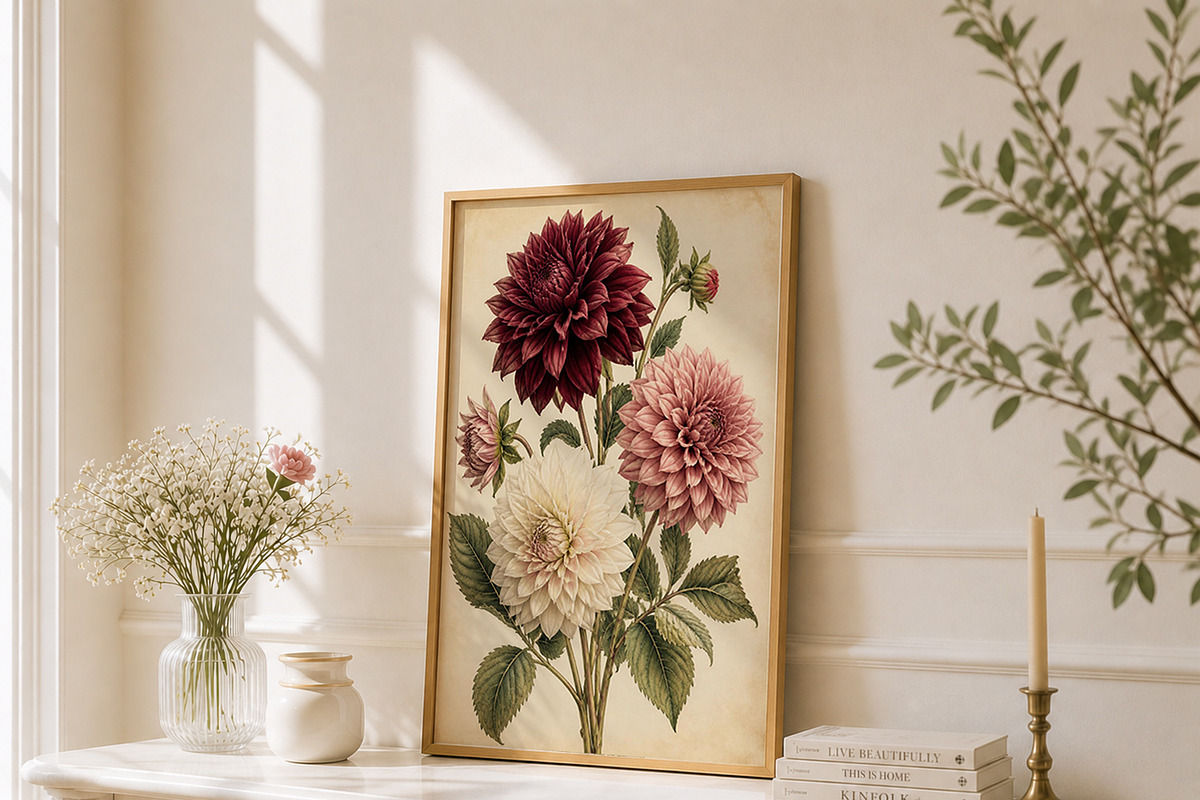 Vintage Botanical Wall Art Bundle, a Decorative Illustration by elfy creative (Photo 36 of 37)