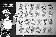 Retro Sports Animal Mascot Vol 2, an Animal Illustration by bazzier_graphik (Thumbnail 3 of 7)