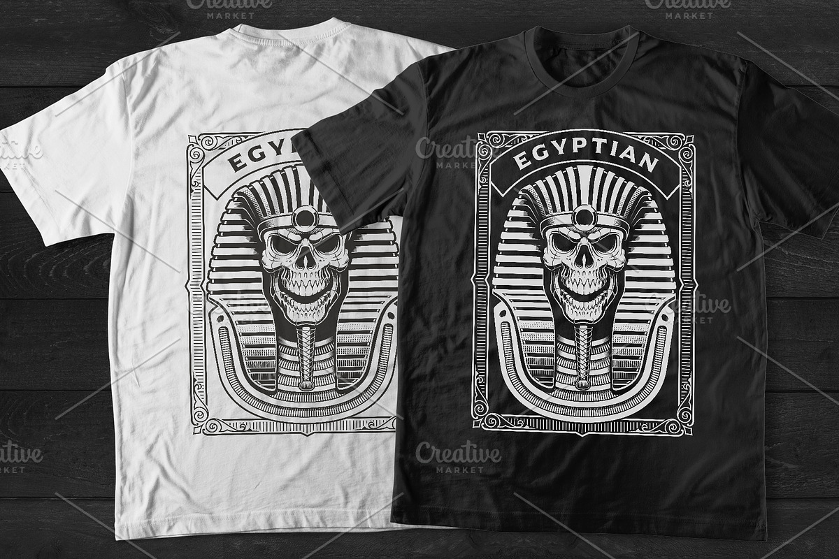 Egyptian Pharaohs Skeleton, an Illustration by Harry Kasyanov (Photo 3 of 4)