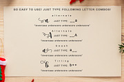 Christmas Lights, a Script Font by Letterara (Thumbnail 4 of 10)