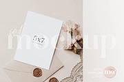 5x7 Invitation Mock up, a Product Mockup by MoMockups (Thumbnail 5 of 6)