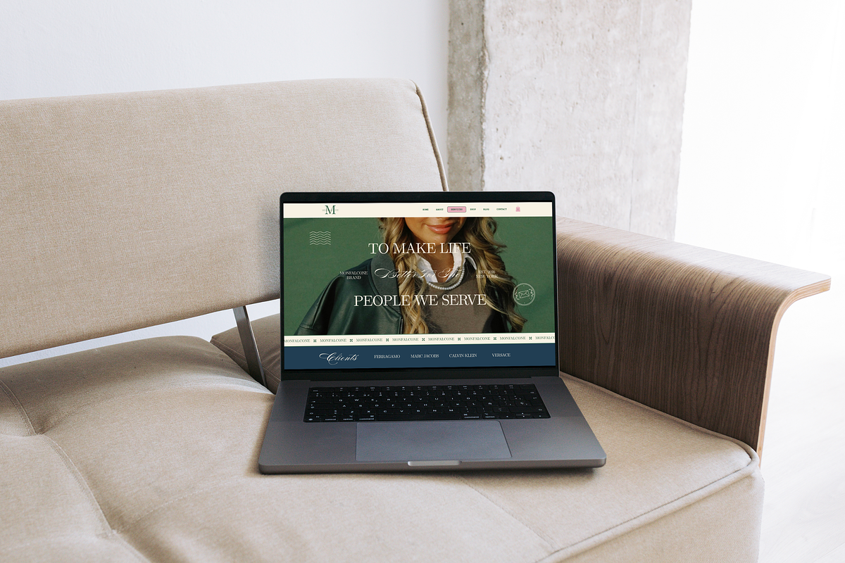 Wix Website Template Small Business, a Wix Template by Branding Babe Co. (Photo 9 of 10)