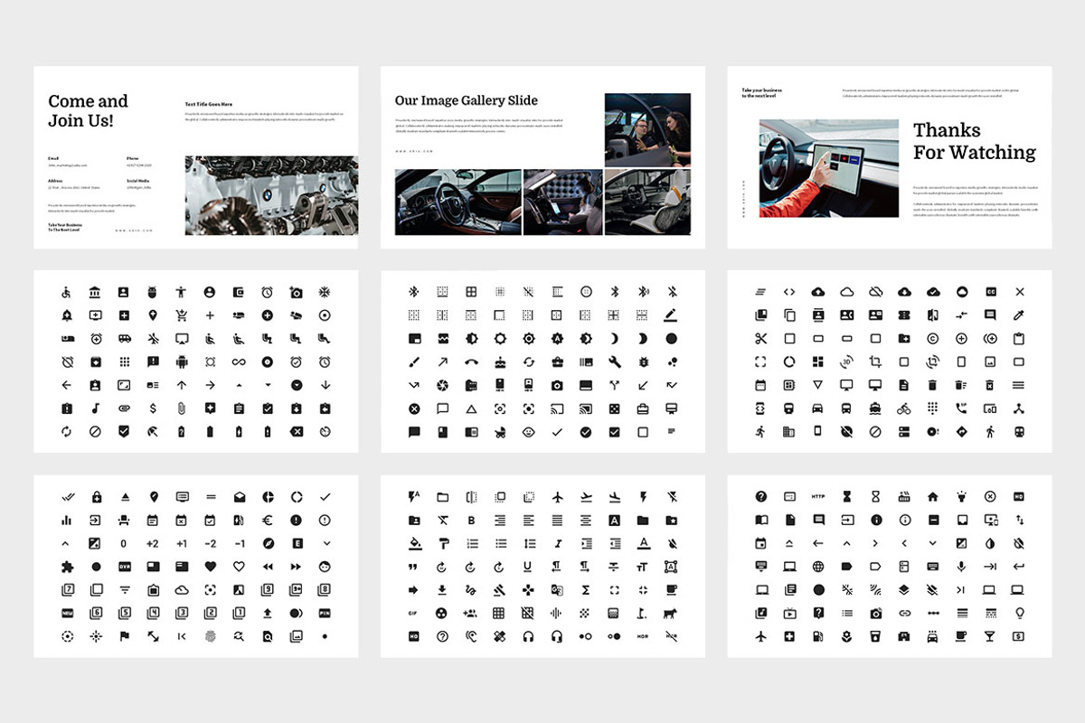 Adia : Automotive Google Slides, a Presentation Template by Punkl Camp (Photo 5 of 9)
