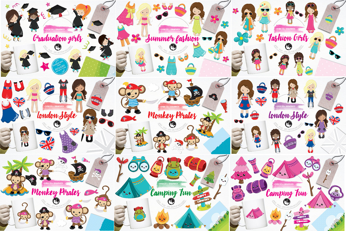 4000 in 1 - GRAPHIC GIANT BUNDLE, an Illustration by PrettyBundles (Photo 14 of 22)