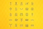Oktoberfest Line Art Icons, an Outline Icon by Anna_leni (Thumbnail 3 of 6)