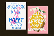 Pizza Club Font Family, a Handwritten Font by Nicky Laatz (Thumbnail 3 of 11)