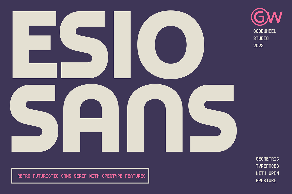 GW Esio Sans, a Sans Serif Font by Goodwheel Studio (Photo 1 of 13)