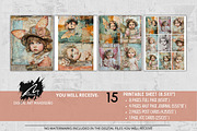 Cute Angel Lace Pages, Mixed Media, a Person Illustration by Digital Art Mahdiseño (Thumbnail 2 of 10)