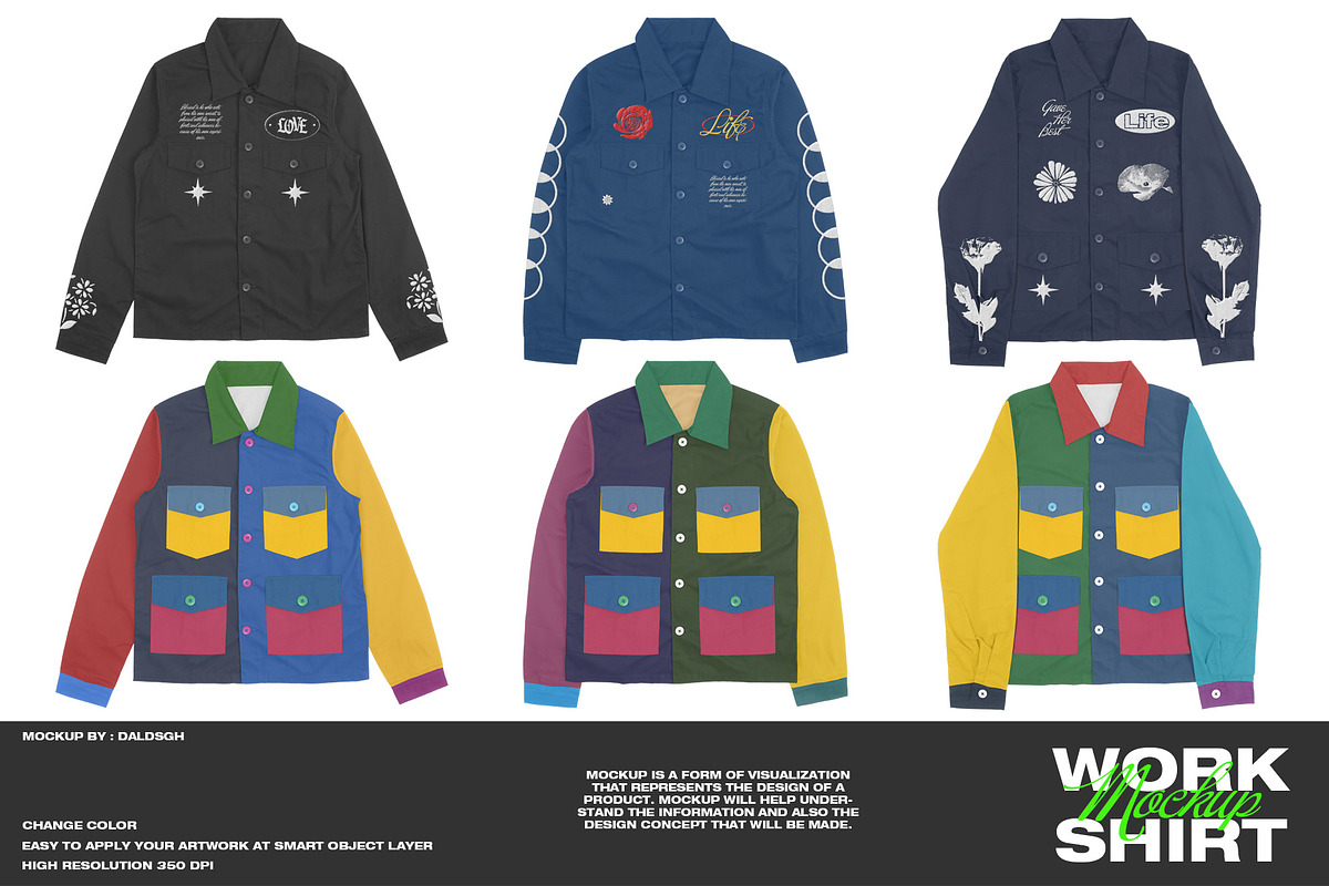 Work Shirt - Mockup, a Shirt Mockup by DaldSgh (Photo 1 of 11)