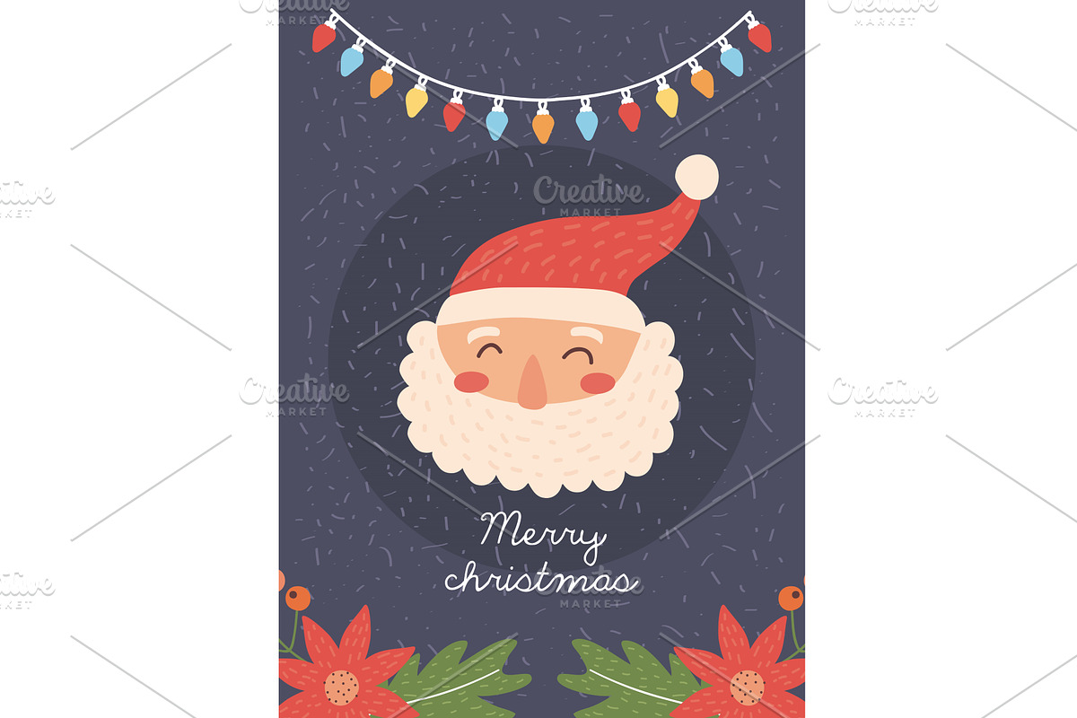 merry christmas santa claus, an Illustration by studiogstock