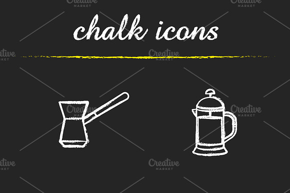 Coffee Brewing Icons. Vector