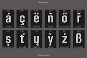 Minimalized, a Sans Serif Font by Dharma Type (Thumbnail 4 of 10)
