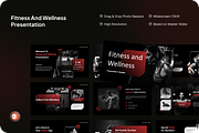 Fitness and Wellness Powerpoint, a Presentation Template by SquidPixey (Thumbnail 1 of 7)