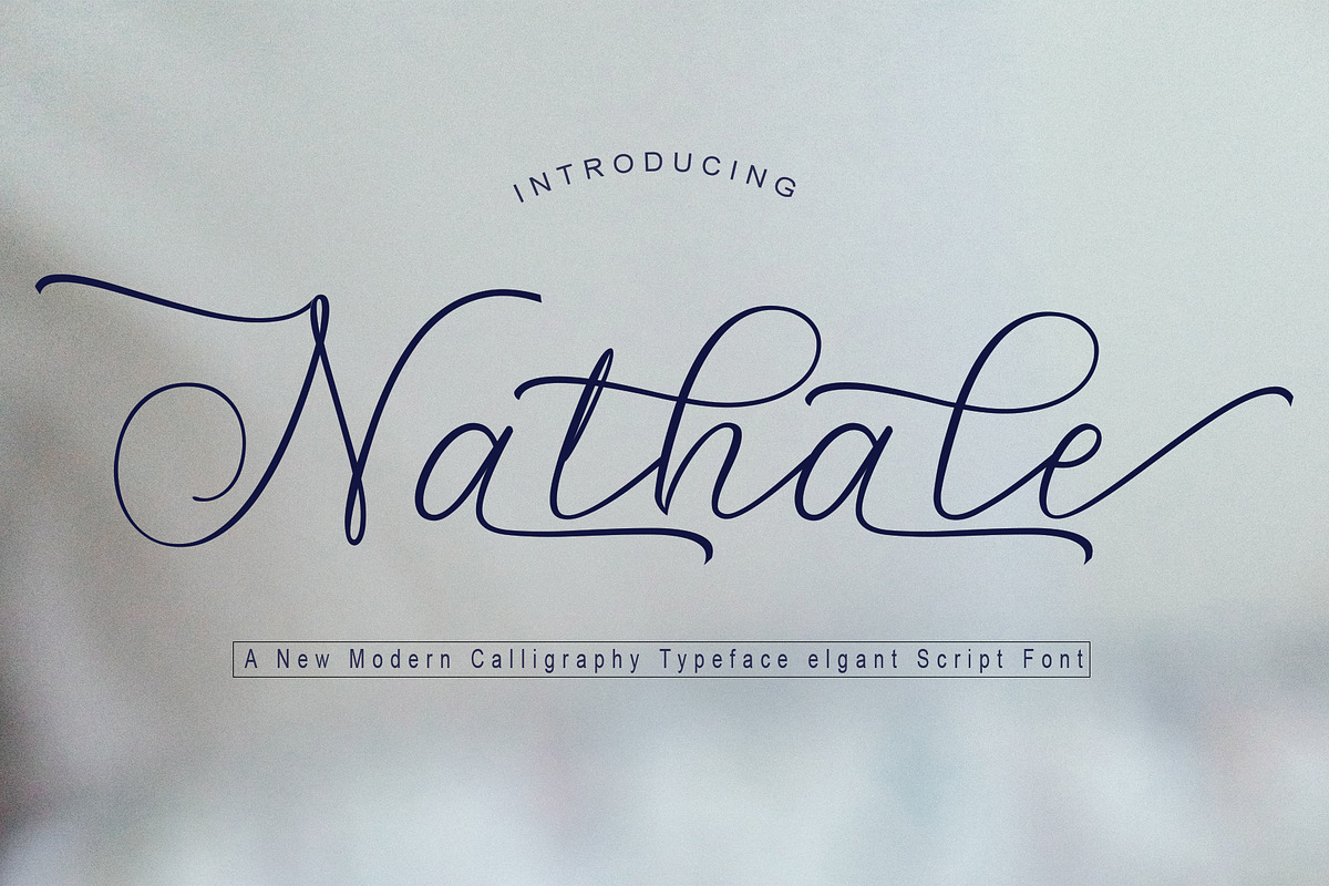 Nathale Script, a Script Font by PollemSt (Photo 1 of 6)