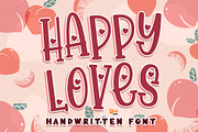 Happy Loves - Handwritten Font, a Serif Font by Dm Studio (Thumbnail 1 of 8)