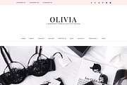 Olivia Feminine Wordpress Blog Theme, a WordPress Template by The Reverie Collective (Thumbnail 2 of 3)