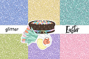Easter Bright Glitter Textures, a Texture Graphic by GlamArtZhanna (Thumbnail 1 of 3)