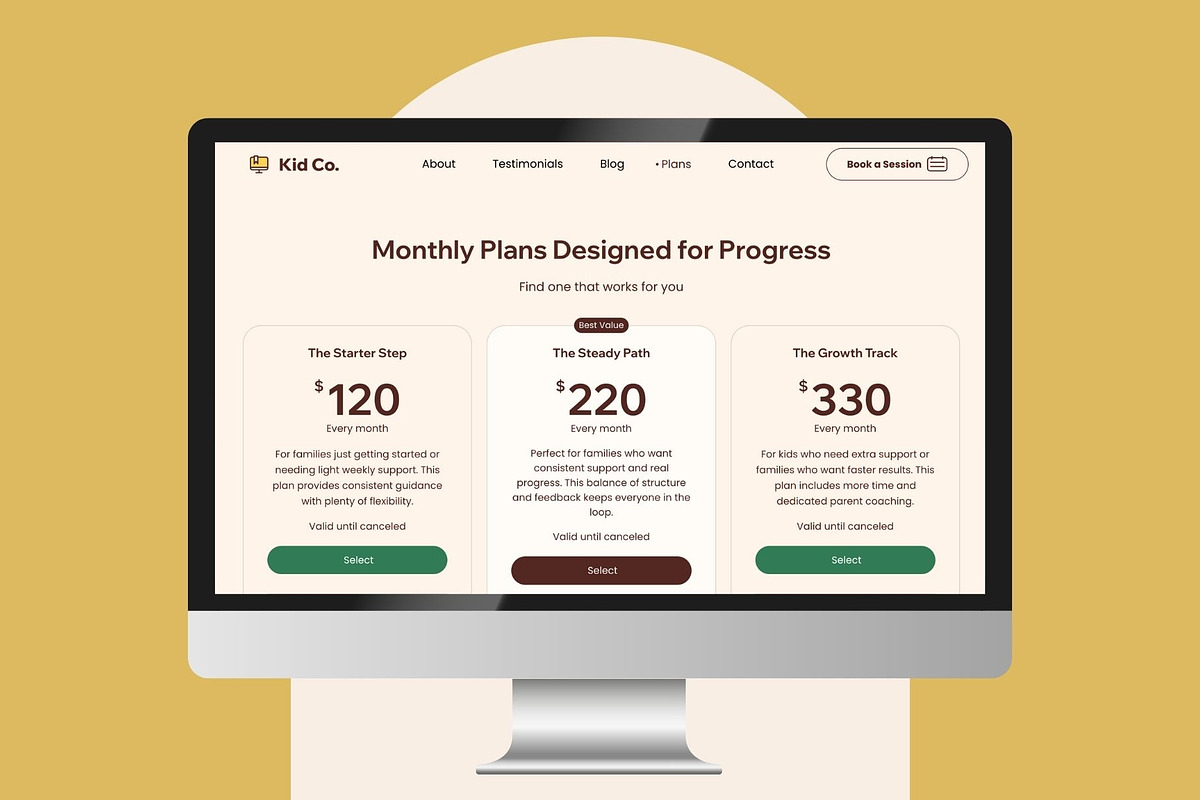 Kid Co. | Education Landing Page preview 2