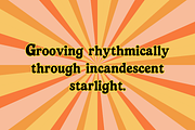 Groovi Licious Retro Font, a Sans Serif Font by RT Studio (Thumbnail 12 of 12)