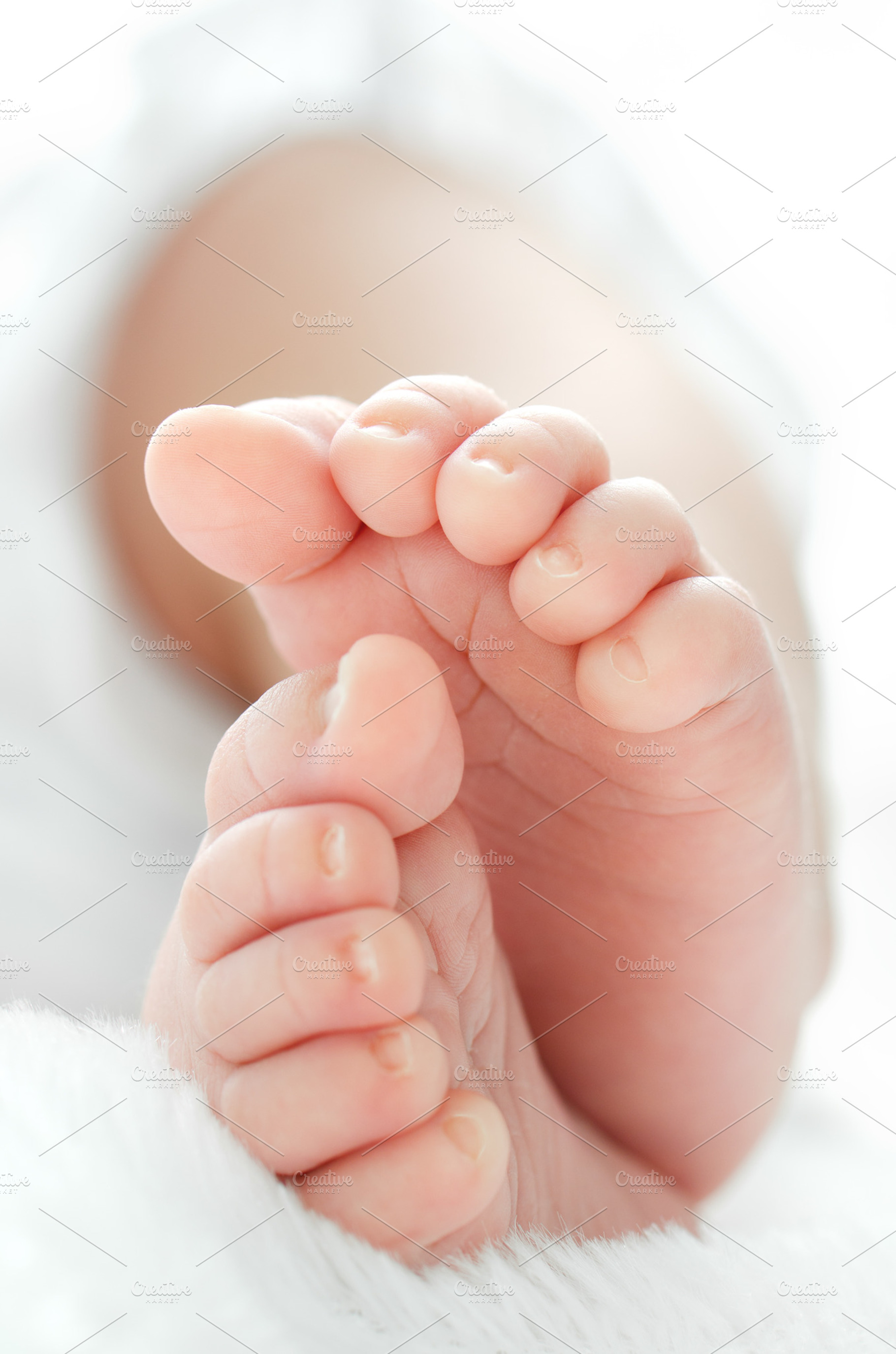 Newborn baby's feet featuring baby, feet, and human, a Person Photo by Lenka_X